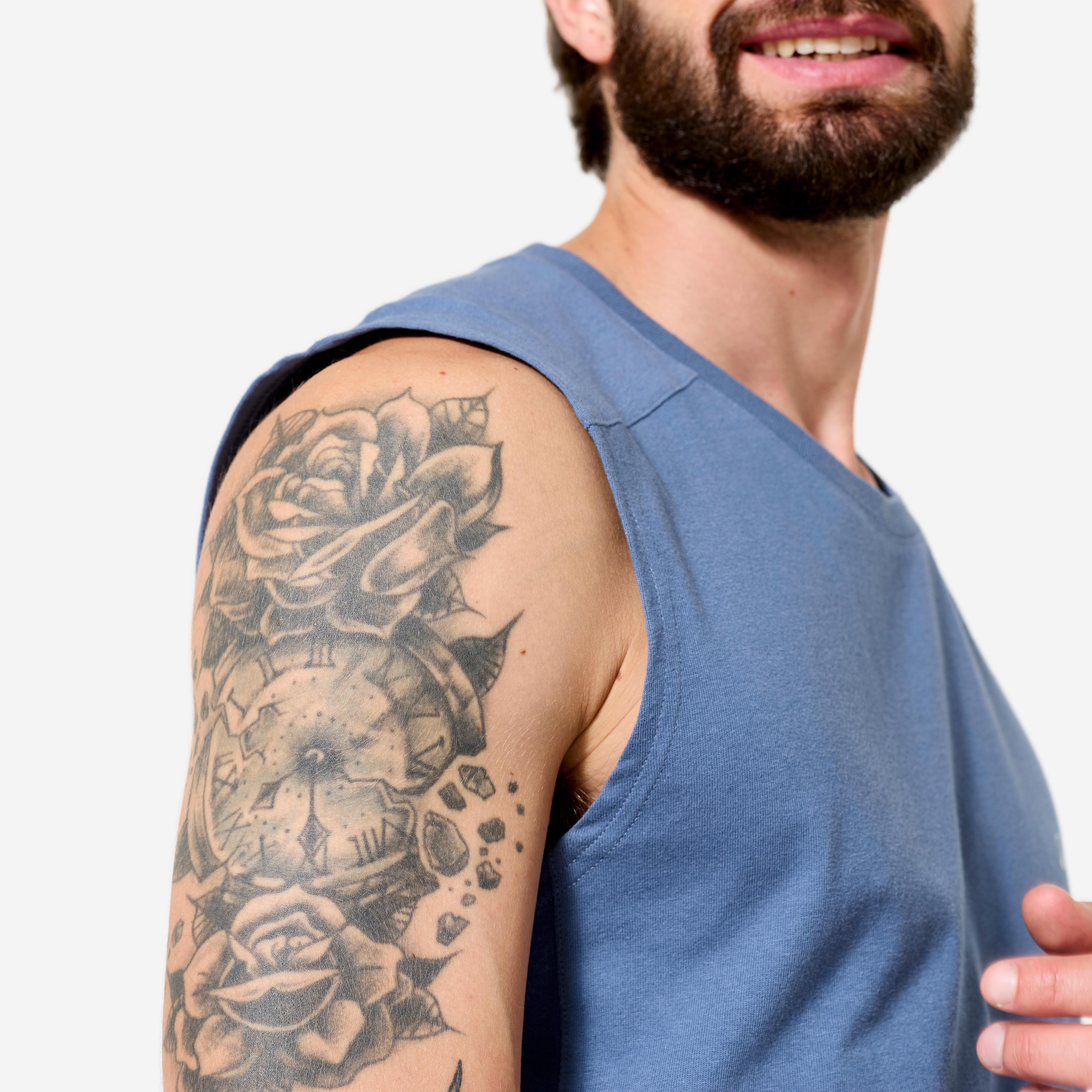 DOMYOS  Tanktop  Dehnbar Baumwolle 