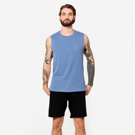 DOMYOS  Tanktop  Dehnbar Baumwolle 