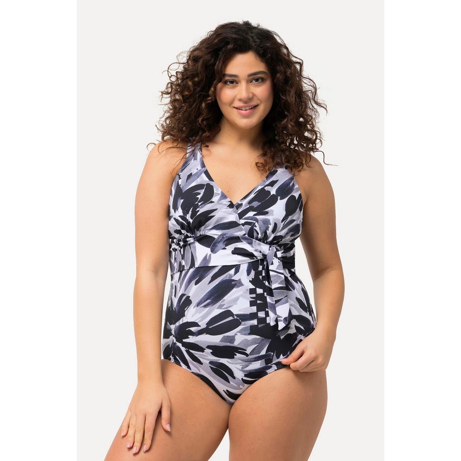 Ulla Popken Maillot de bain aspect dos nu bonnets souples  