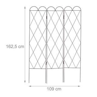 B2X 3-teiliges Gitter in Rostfarbe  