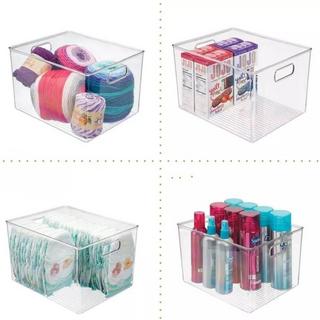 BINS AND BOXES Bac de rangement transparent - 32.5 cm x 22 cm x 15 cm  