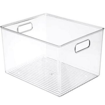 Bac de rangement transparent - 32.5 cm x 22 cm x 15 cm