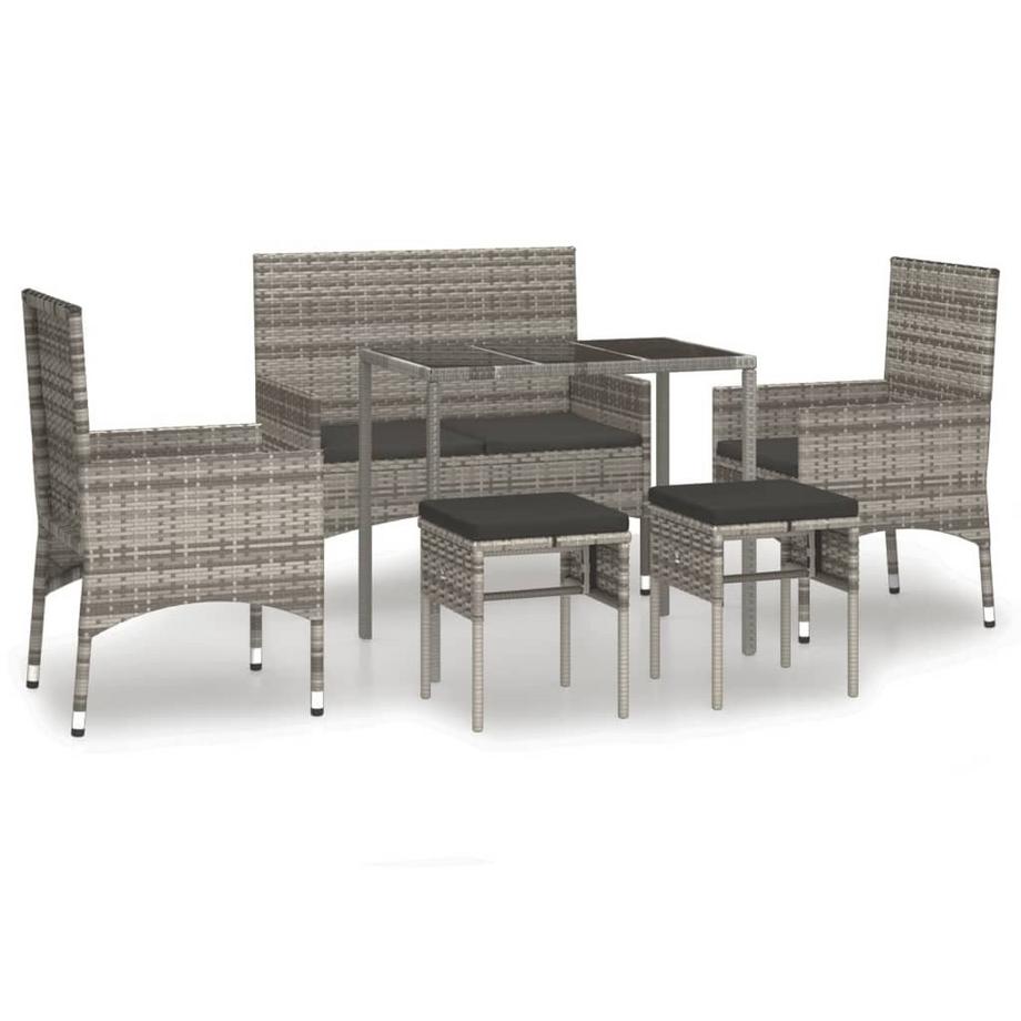 Garten lounge set poly-rattan