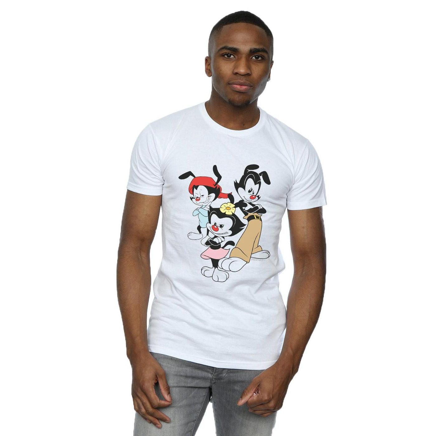 Animaniacs Wakko Yakko Dot T-Shirt Stampata  