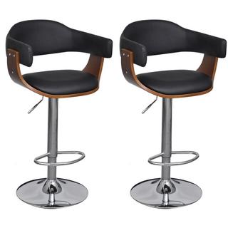 VidaXL Tabouret de bar cuir artificiel  