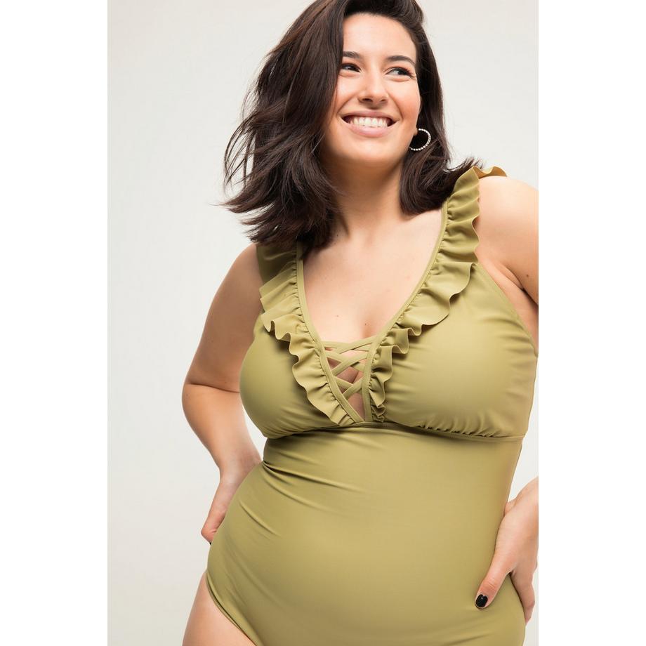 Studio Untold Maillot de bain Bonnets souples Volants  