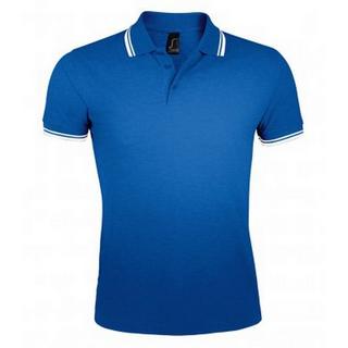 SOLS Pasadena Tipped Kurzarm Pique Polo  