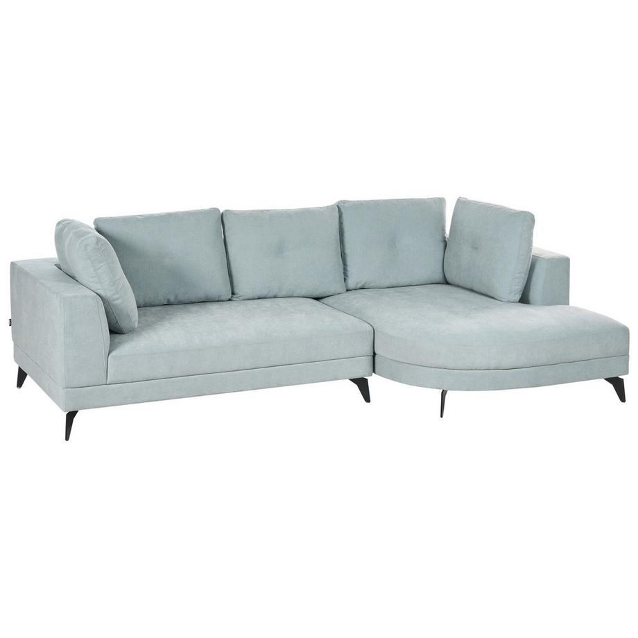 Beliani Canapé d'angle en Tissu chenille Moderne MARUM  