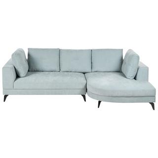 Beliani Ecksofa aus Chenillegewebe Modern MARUM  