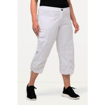 Pantaloni cargo a 7/8 con cintura comoda