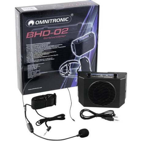 Omnitronic  Amplificateur portable BHD-02 