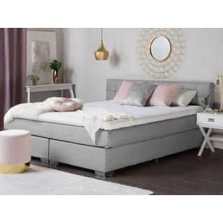 Beliani Letto boxspring en Poliestere Moderno ADMIRAL  