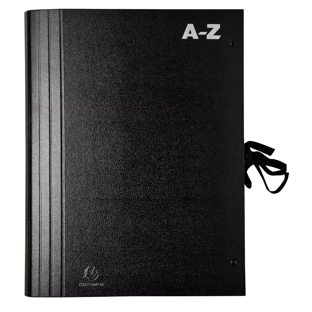 EXACOMPTA Vorordner A-Z, für DIN A4, schwarz