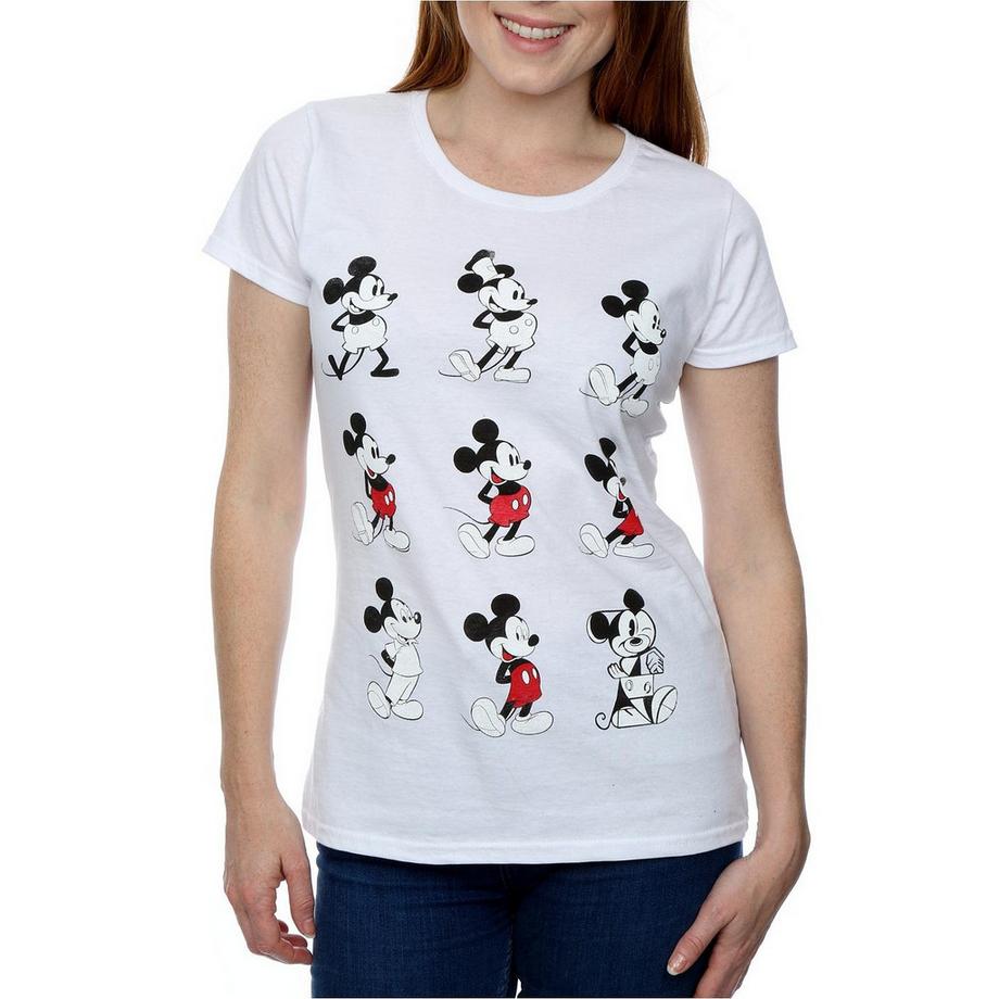 Disney T-shirt stampata Mickey Mouse Evolution  