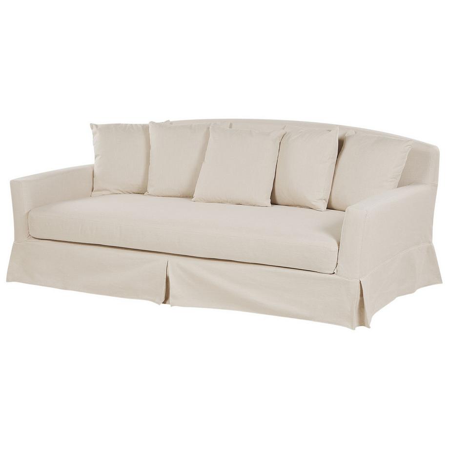 Beliani Canapé 3 places en Tissu Traditionnel GILJA  