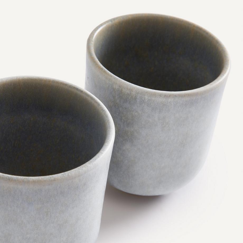 AM.PM Lot de 4 tasses en grès émaillé mat  