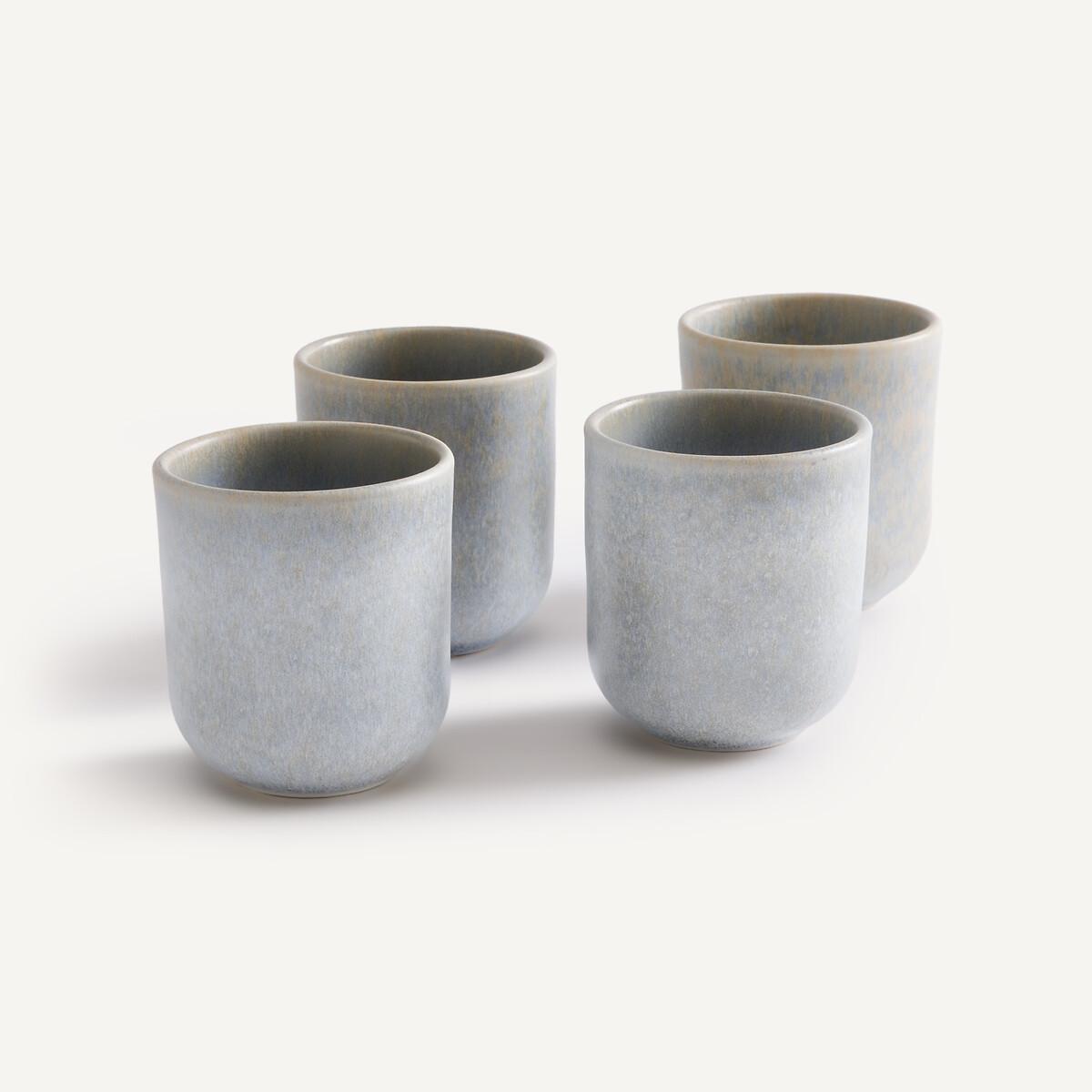 AM.PM Lot de 4 tasses en grès émaillé mat  