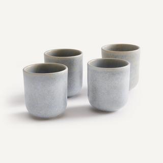 AM.PM Lot de 4 tasses en grès émaillé mat  