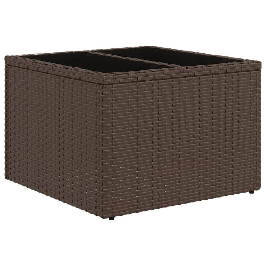 VidaXL Ensemble de canapés de jardin rotin synthétique  