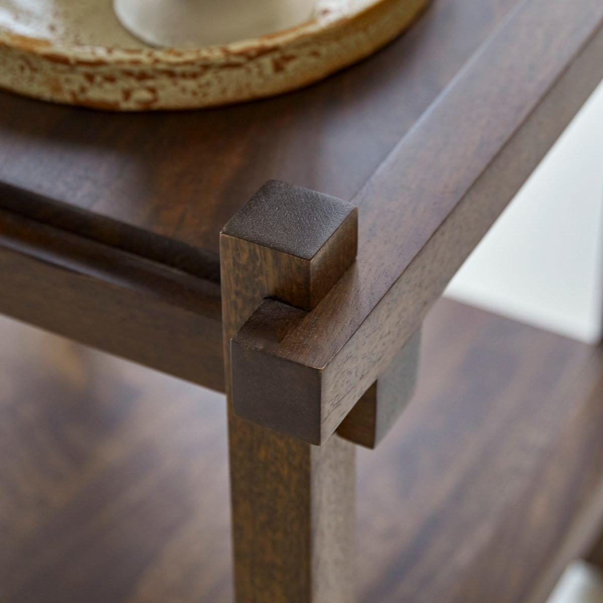 Tikamoon Beistelltisch aus massivem Mangoholz Arko  