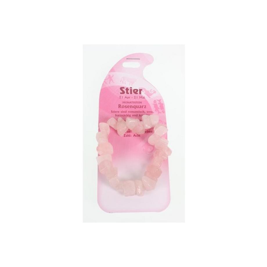 Roost  ROOST Armband Stier G238 Rosenquarz 