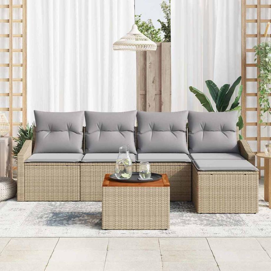 VidaXL Mobili da Esterno Polyrattan  