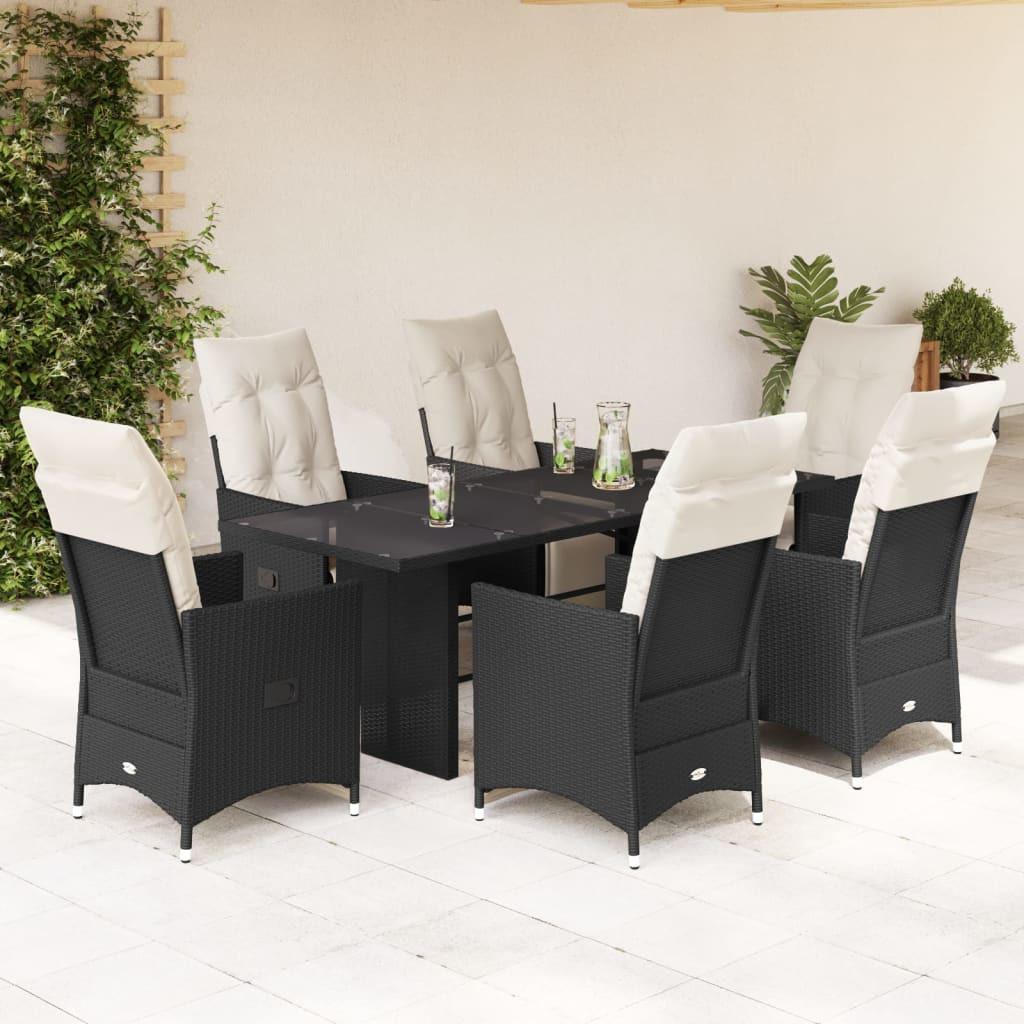 VidaXL set da pranzo da giardino Polirattan  