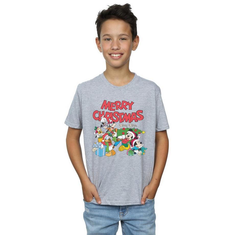 Disney  Tshirt MICKEY MOUSE AND FRIENDSWINTER WISHES 
