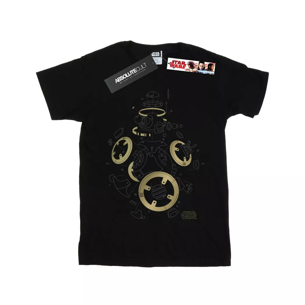 STAR WARS - The Last Jedi TShirt, für Damen, Schwarz, Größe S
