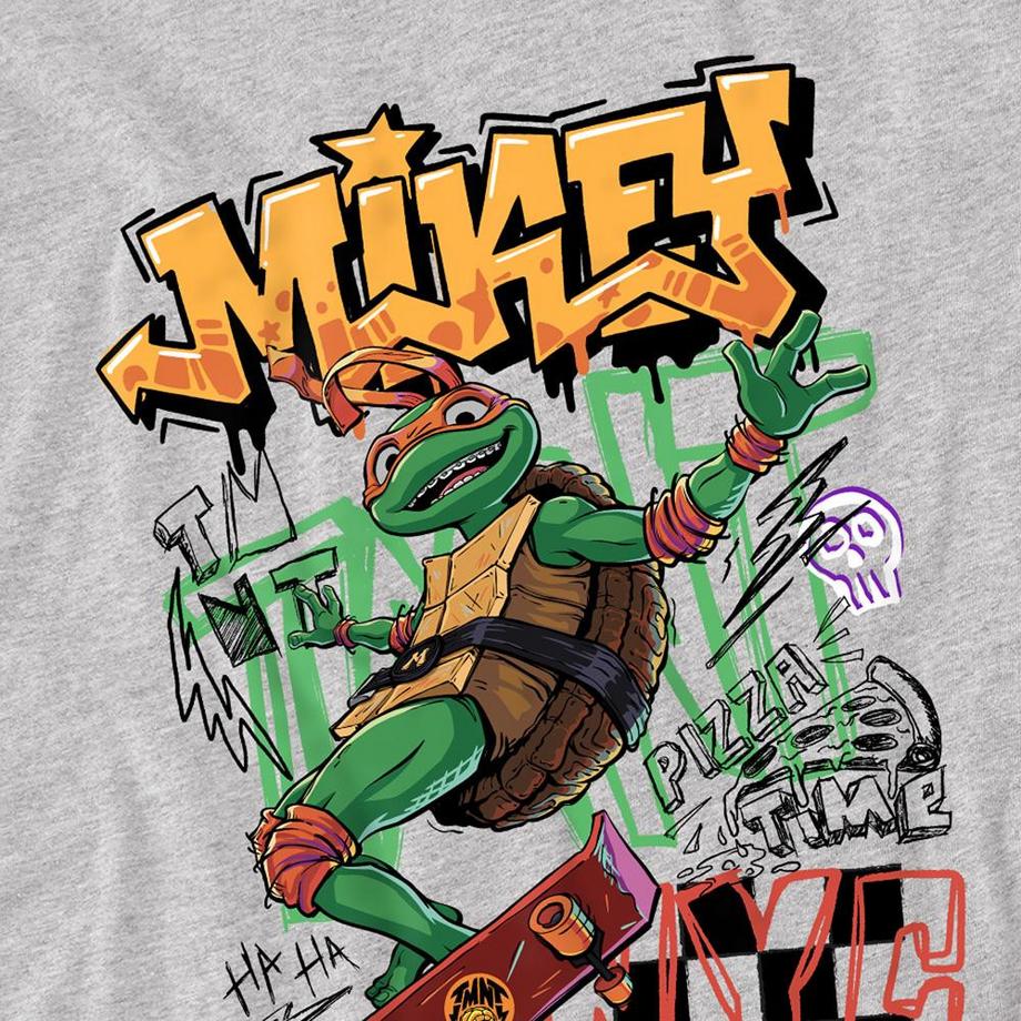 TEENAGE MUTANT NINJA TURTLE  Skater Maglietta Michelangelo 
