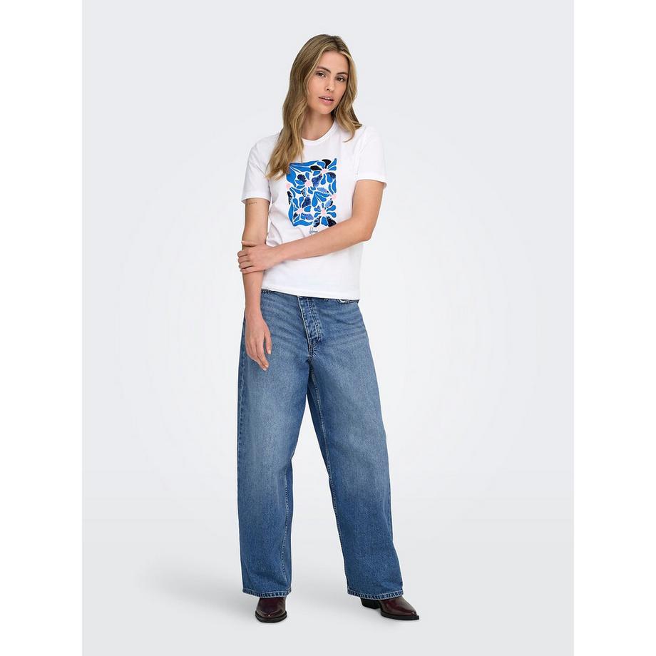 ONLY T-Shirt mit Frontprint  