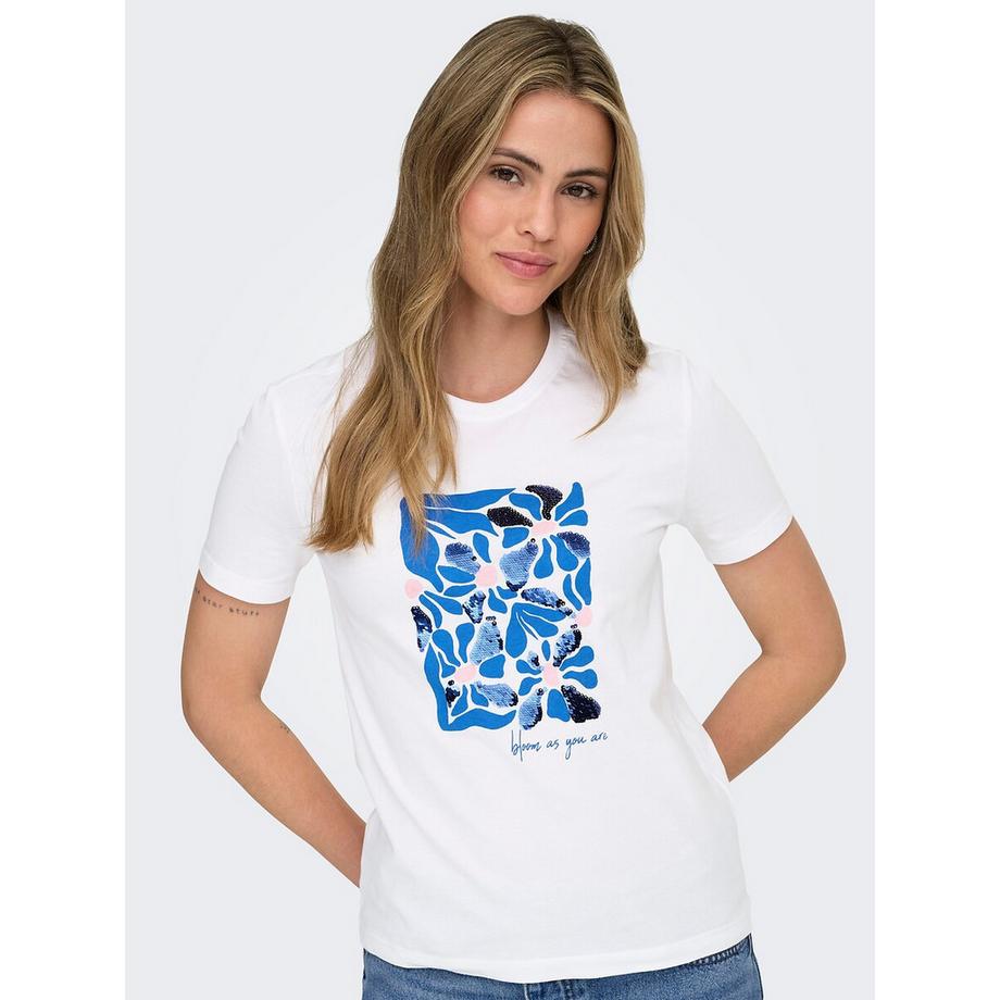 ONLY T-Shirt mit Frontprint  