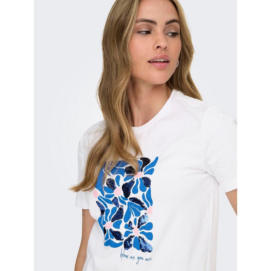 ONLY T-Shirt mit Frontprint  