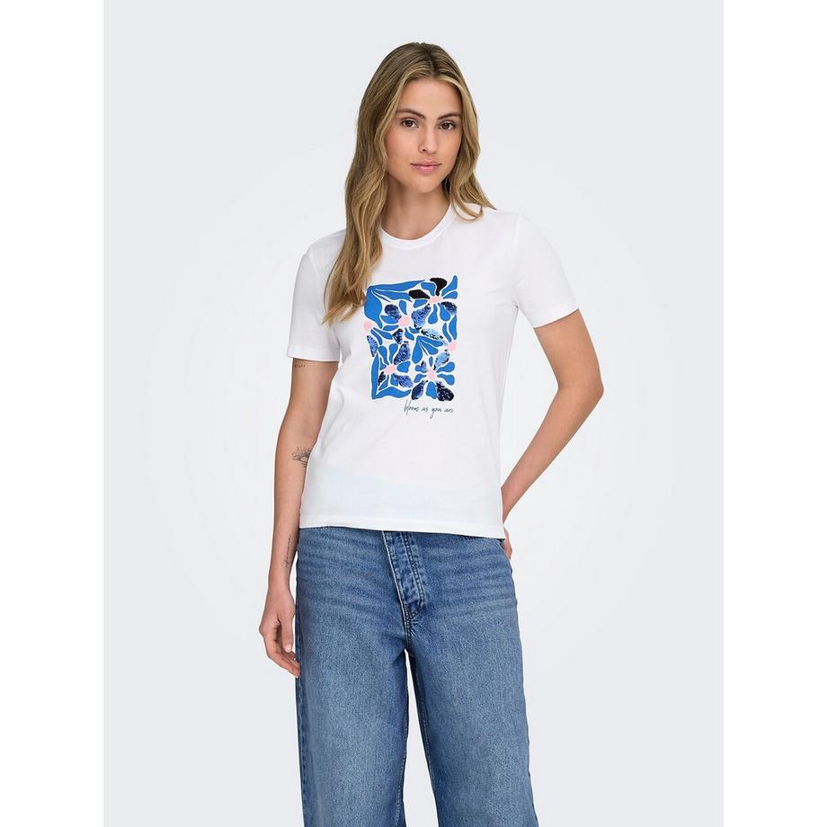 T-Shirt mit Print vorne