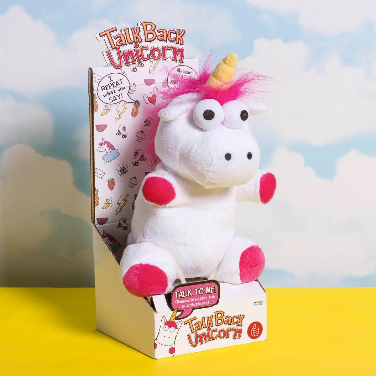 Novelty  Sprechendes Einhorn "Talk Back Unicorn" 