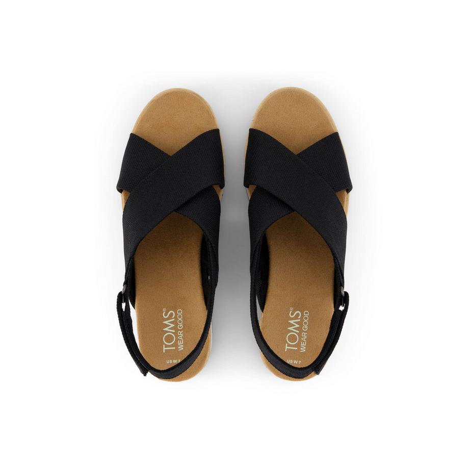 TOMS Diana Crossover Sandali con Zeppa  