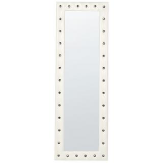 Beliani Standspiegel aus Kunstleder Glamourös ANSOUIS  