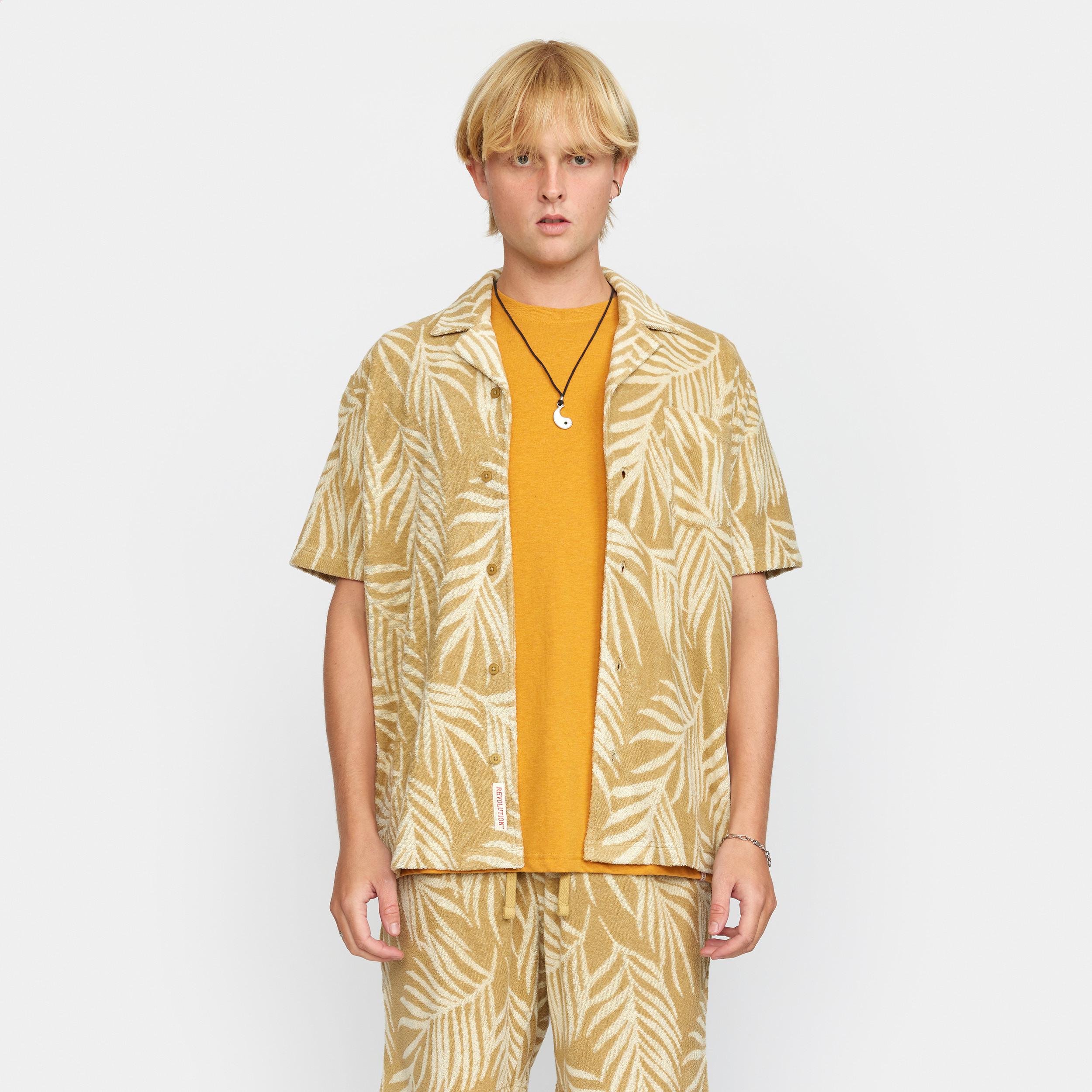 Revolution Terry Cuban Kurzarmhemd  