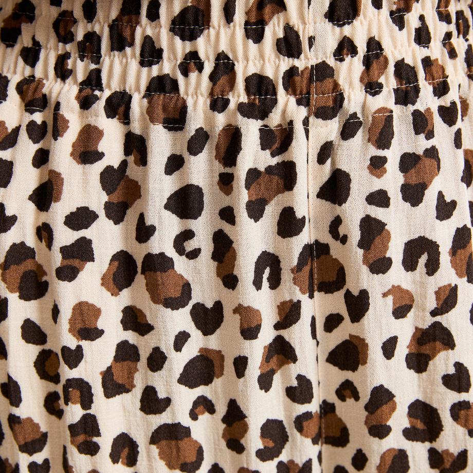 La Redoute Collections Pantaloni Larghi Stampa Leopardata  