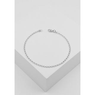 MUAU Schmuck  Bracelet jaseron en or blanc 750, 19cm, 2,4mm 