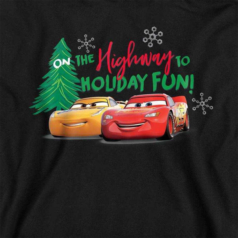 Cars  Sweat À Capuche Noël Motif Flash Mcqueen Highway To Holiday Fun 