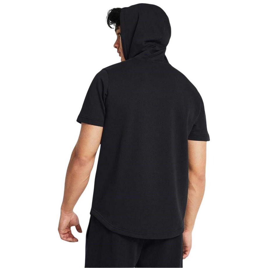 UNDER ARMOUR Project Rock Felpa Con Cappuccio Maniche Corte  