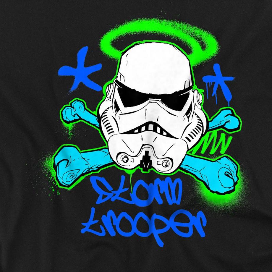 STAR WARS Star Wars Stormtrooper Tête de Mort T-Shirt Manches Longues  