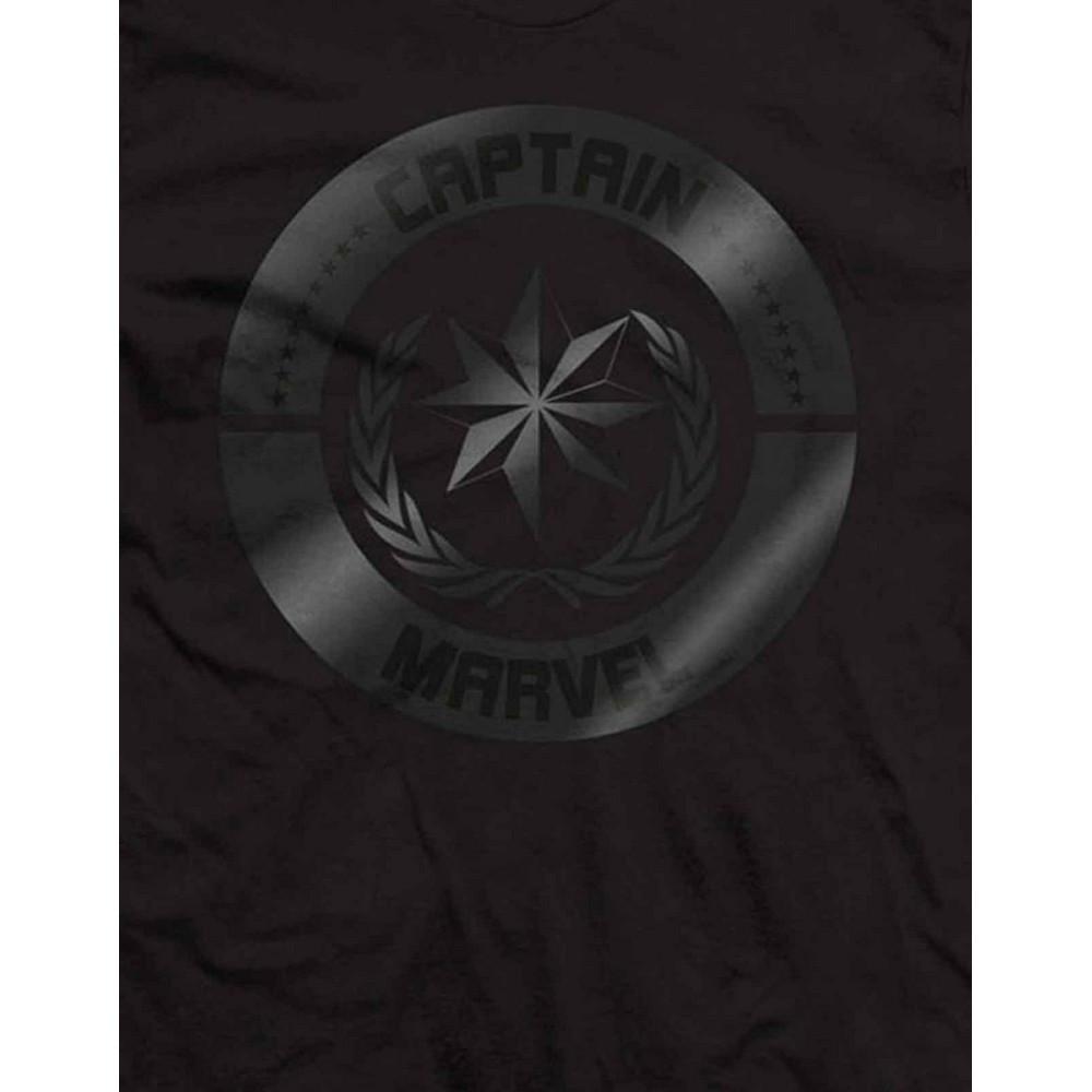 Captain Marvel Logo Stampa T-Shirt  