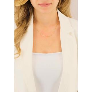 MUAU Schmuck  Collier Venezianer Rotgold 750, 1mm, 50cm 