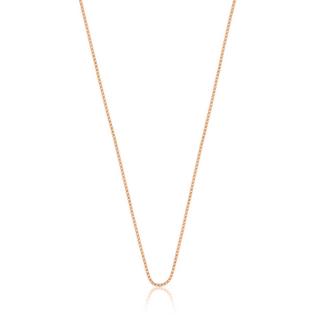 MUAU Schmuck  Collier Venezianer Rotgold 750, 1mm, 50cm 