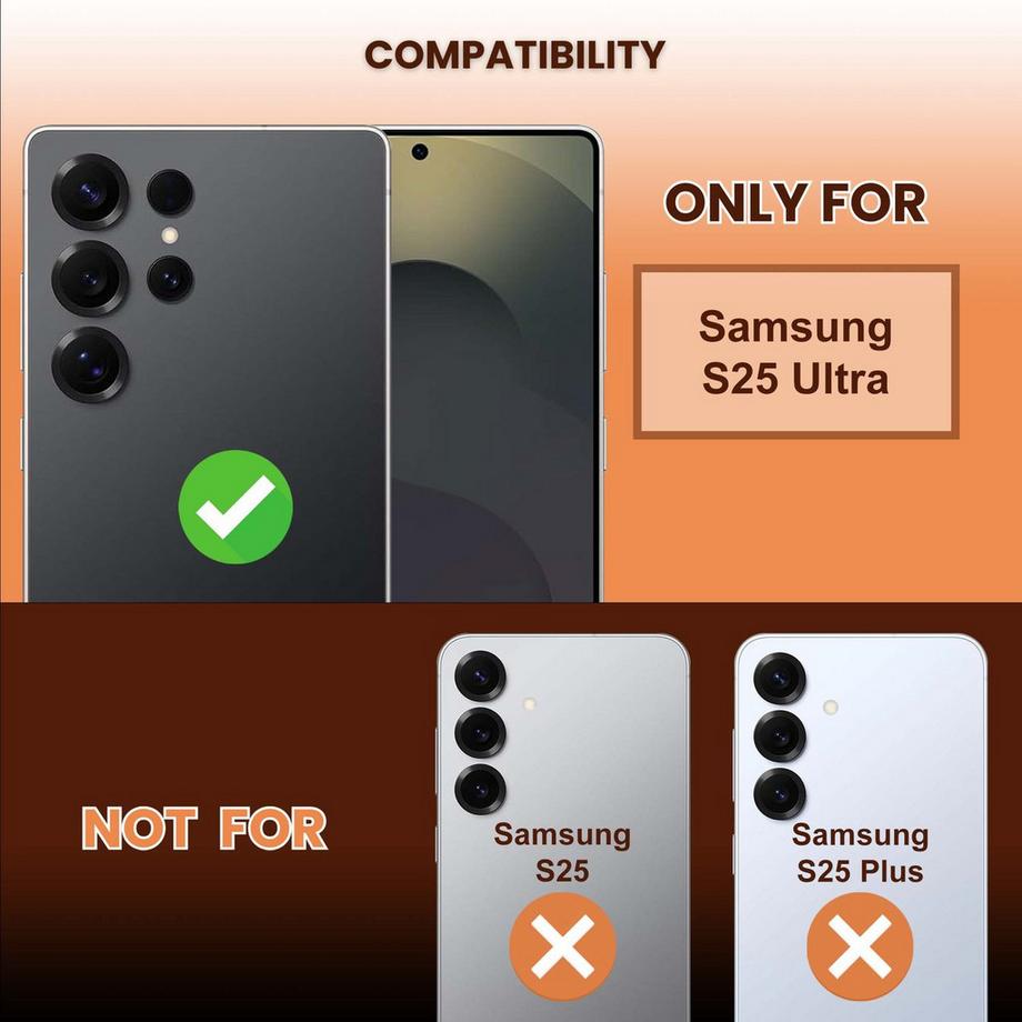Cadorabo  Samsung Galaxy S25 ULTRA Schutzfolie Schutzglas 