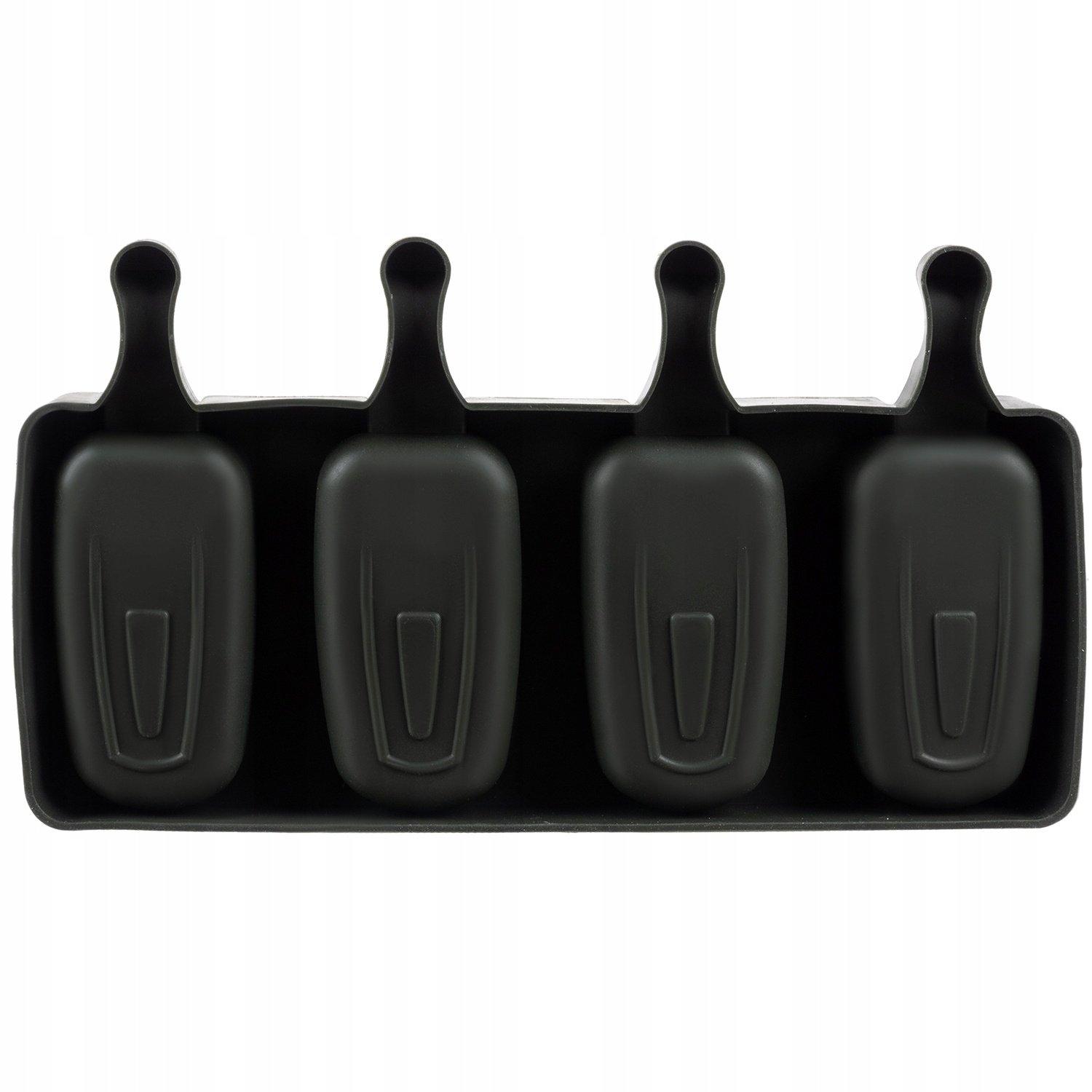 Ruhhy Stampo per gelato in silicone - 4 gelati - 50 stecchi  