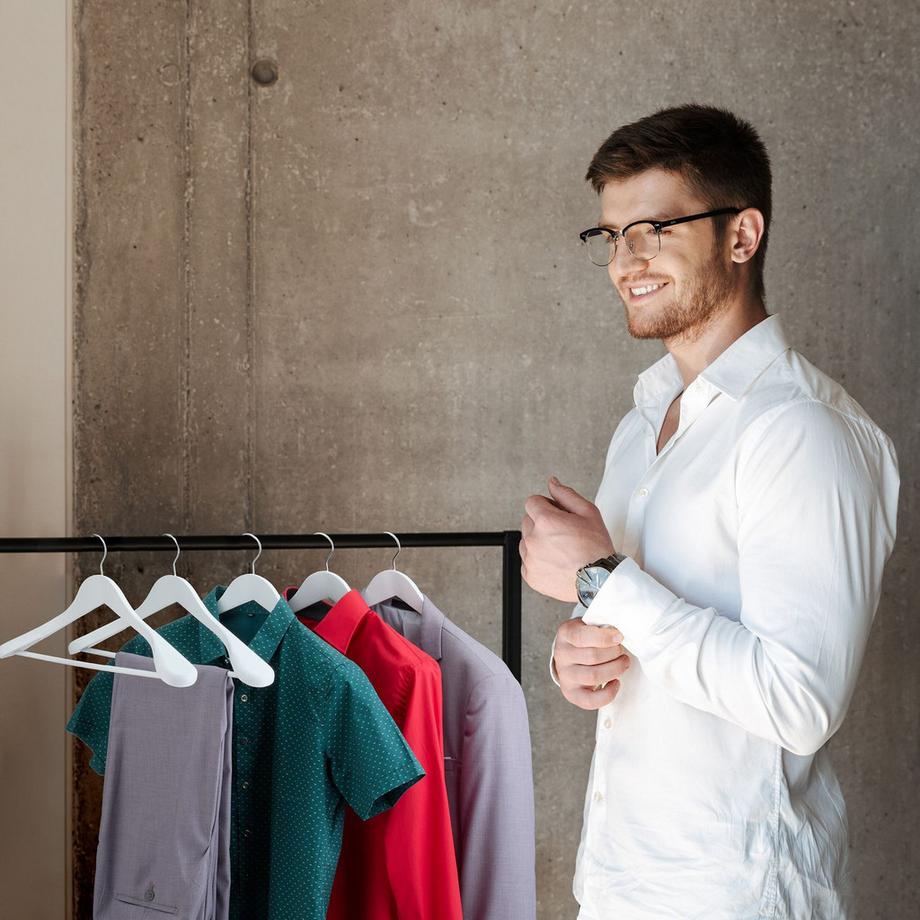 Northix Grucce in legno per abiti, set da 5  