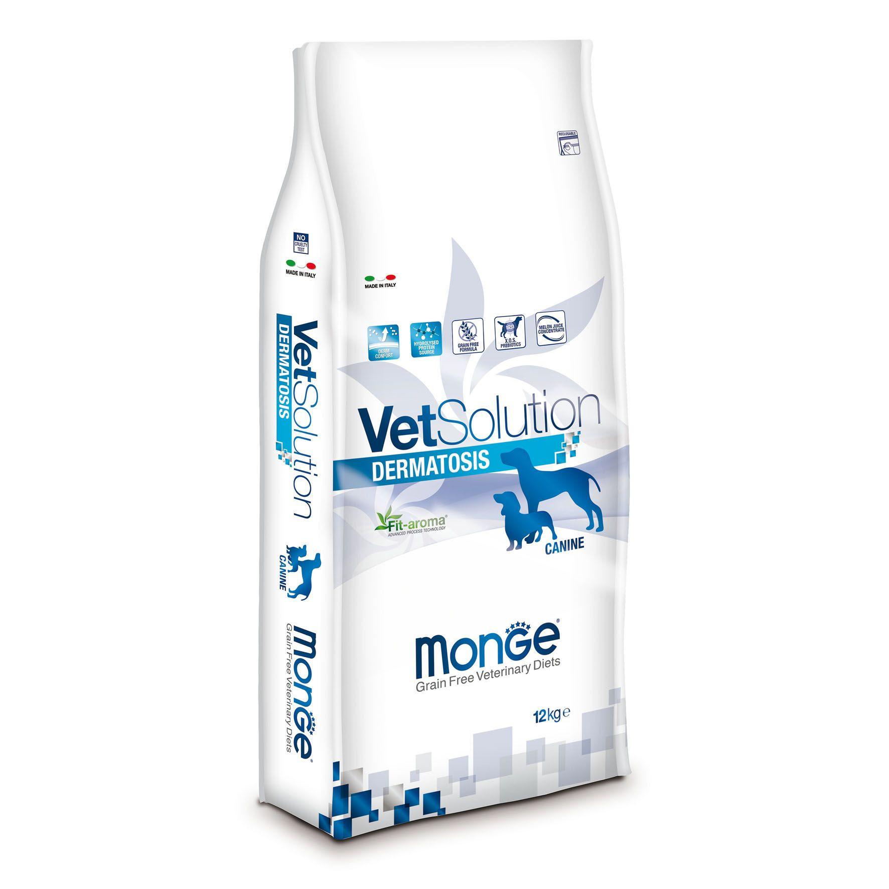 Monge  VetSolution pour chien Dermatosis 